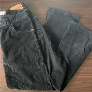 Levi Strauss Relaxed Straight Corduroy Black 30x30